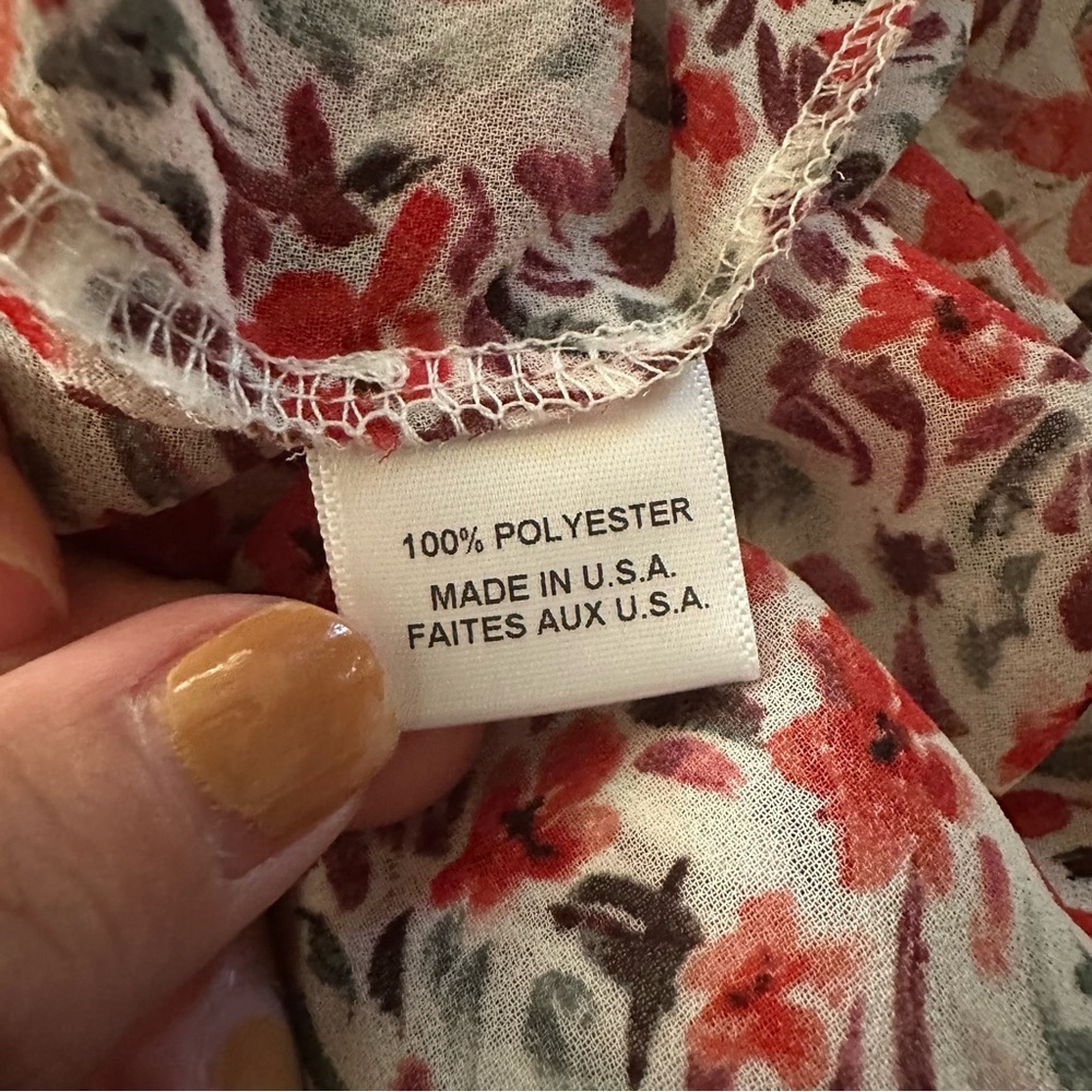 Misa Los Angeles Red Floral Off-Shoulder Maxi Dress size XS tiered lined sexy - Picture 5 of 7